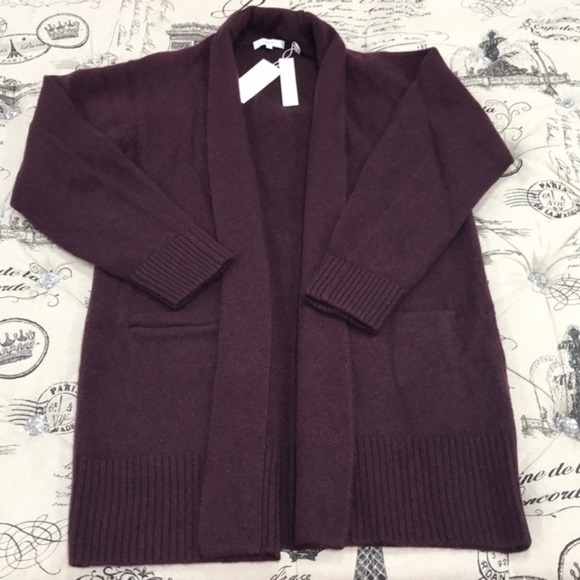 Vince Raglan Sleeve Cashmere Cardigan - Picture 7 of 9